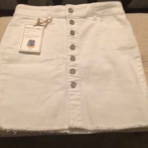 White Jean skirt!
